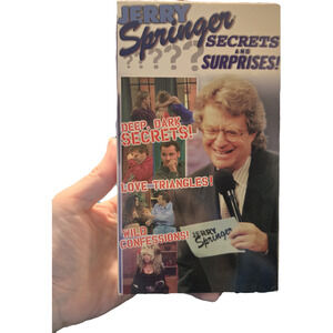 Jerry Springer: Secrets & Surprises! VHS Hi-Fi Stereo #6503 Shockumentary